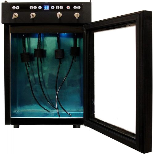  Vinotemp VT-WINEDISP4 4 Bottle Wine Dispenser, Black