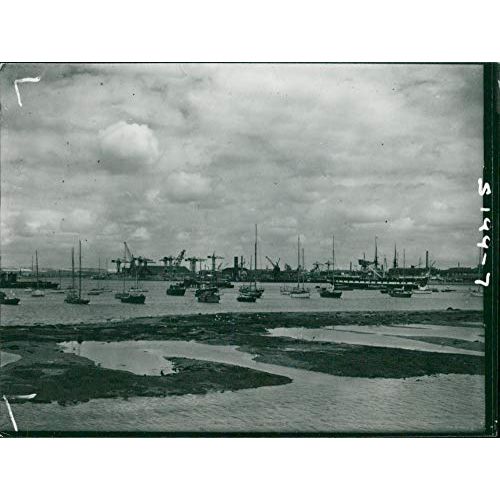  Vintage photo of Gosport, Harbour and docks.