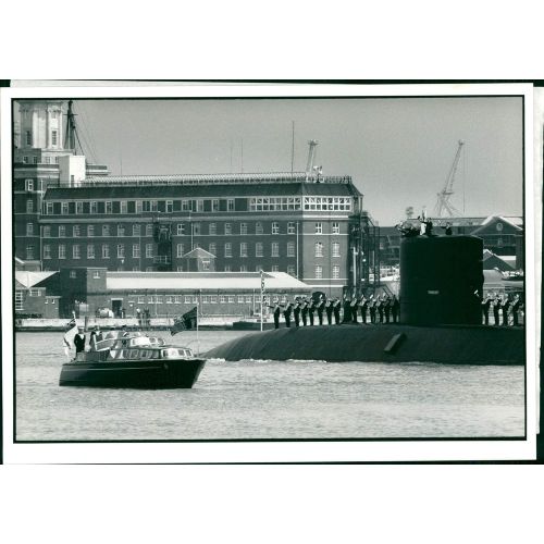  Vintage photo of Gosport, Harbour and docks.