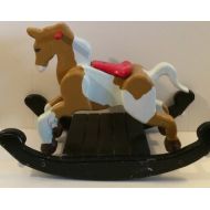 VintageByBeth Folk Art Horse - Charming Rocker - Hand Made Americana - Whimsical Rocking Horse Nursery Decor