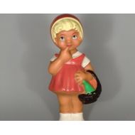 VintageRetroEu Libuse Niklova Red Riding Hood Plastic Squeaky Toy