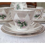 /Vintageousbeauty Utterly Lovely Lily of the Valley Vintage Tea Set, Perfect for a Vintage Wedding