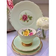 Vintageousbeauty Truly Scrumptious Vintage Harrowby Teacups, Saucers & Plates, Perfect for a Vintage Wedding