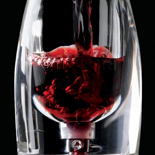  [아마존베스트]Vinturi Red Wine Aerator Includes Base Enhanced Flavors with Smoother Finish, Black