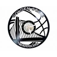 Vinylclockhouse Golden State inspired basketball Vinyl clock, GSW , Basketball gift, NBA fanart, Sports gift, Dubs, Dub Nation