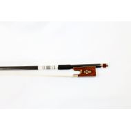 Vio Music #750 Ox-horn Braided Carbon Fiber Fluer-de-lys Inlay Violin Bow, 4/4 Full Size