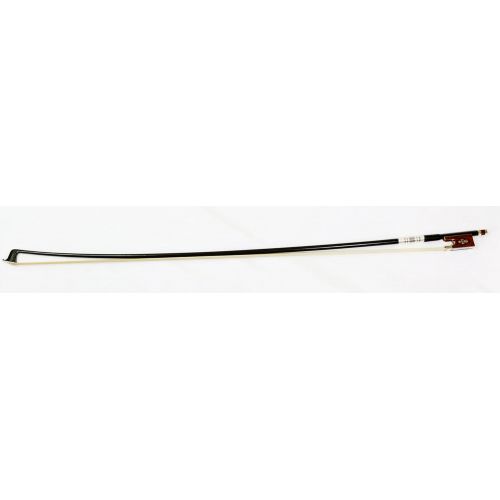  Vio Music #750 Ox-horn Braided Carbon Fiber Fluer-de-lys Inlay Violin Bow, 4/4 Full Size