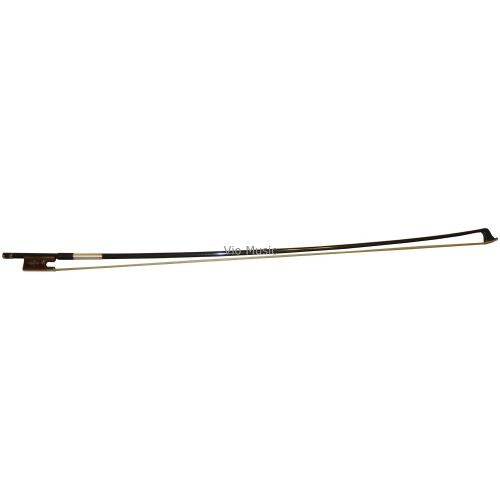  Vio Music #750 Ox-horn Braided Carbon Fiber Fluer-de-lys Inlay Violin Bow, 4/4 Full Size