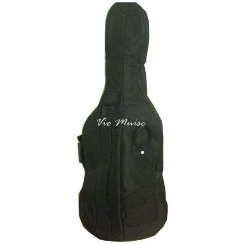  Vio Music 3/4 Padded Cello Bag, Durable, High Strength