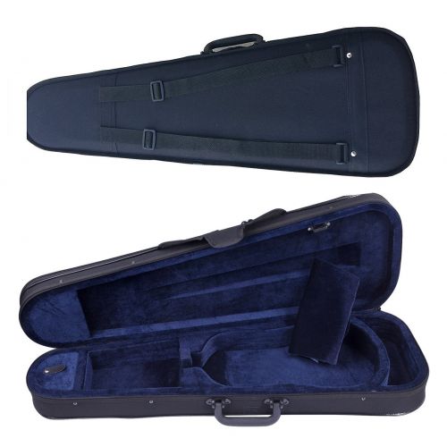  Vio Music Professional Triangular Shape Super Light Suspension Violin/Viola Hard Case (4/4)