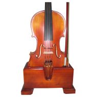 Vio Music Violin and Bow Wooden Holder (Stand), Plush Velvet, Safe and Stronghold