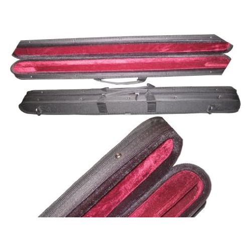  Vio Music Double Violin-Viola-Cello Bow Case with Wine Velour Interior