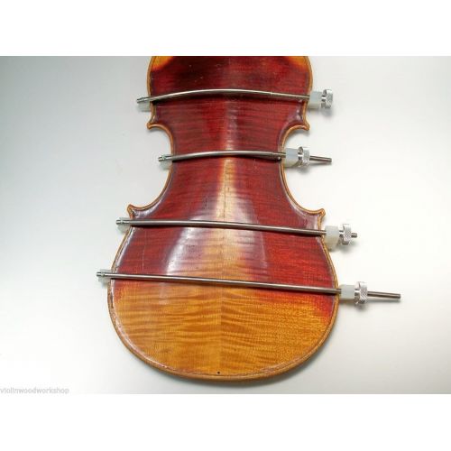  Violin Woodworkshop Violin/Viola: Set of 4 Seam Repair Joining Clamp Stainless Steel VWWS USA