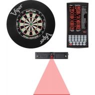 Viper Shot King Bristle Dartboard, Viper ProScore, Viper Dart Laser Line, and Viper Wall Defender