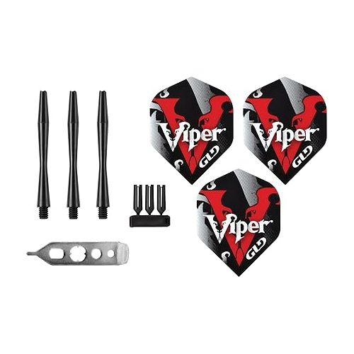  Viper V-Factor 90% Tungsten Steel Tip Darts with Storage/Travel Case