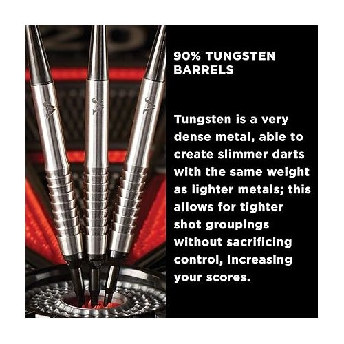  Viper V-Factor 90% Tungsten Soft Tip Darts with Storage/Travel Case