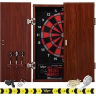 Viper by GLD Products Neptune Electronic Dartboard Cabinet Combo Pro Size Over 55 Games Large Auto-Scoring LCD Cricket Display Extended Dart Catch Area 16 Player Multiplayer with Soft Tip Darts and Power Adapter , 21.5