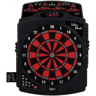 Viper Solar Blast Electronic Dartboard and Attachable Lighted Throw Line with Over 55 Games and Overhead 4-Panel Auto-Scoring LED Cricket Display