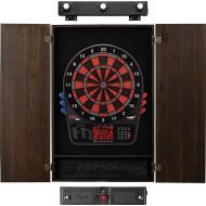 Viper 800 Electronic Dartboard, Metropolitan Espresso Cabinet, Laser Throw Line & Shadow Buster Dartboard Light Bundle