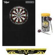 Viper Defender III Backboard & Sisal/Bristle Steel Tip Dartboard Bundle