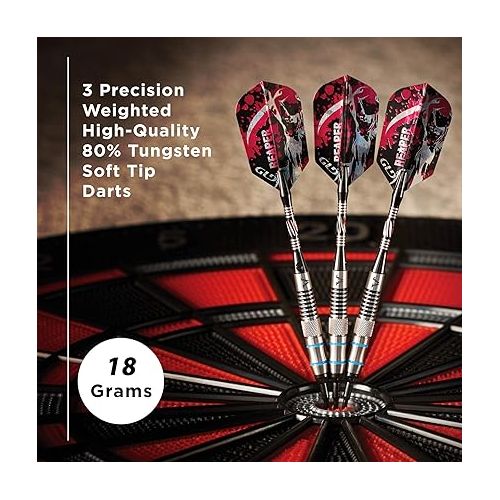  Viper Grim Reaper 80% Tungsten Soft Tip Darts with Storage/Travel Case