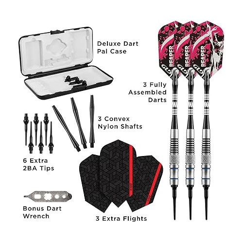  Viper Grim Reaper 80% Tungsten Soft Tip Darts with Storage/Travel Case