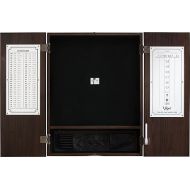 Viper by GLD Products 40-0407 Metropolitan Sisal/Bristle Steel Tip Dartboard Cabinet: Cabinet Only (No Dartboard), Espresso Finish