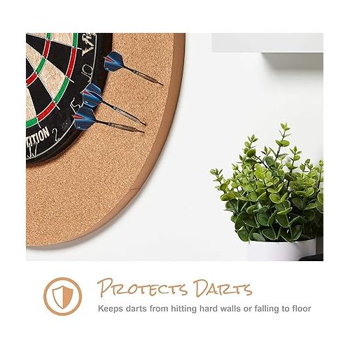  Viper by GLD Products Wall Defender Dartboard Surround Cork,Tan