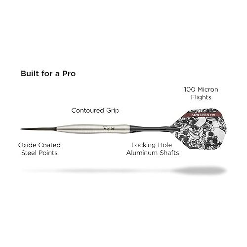  Viper Sinister 95% Tungsten Steel Tip Darts