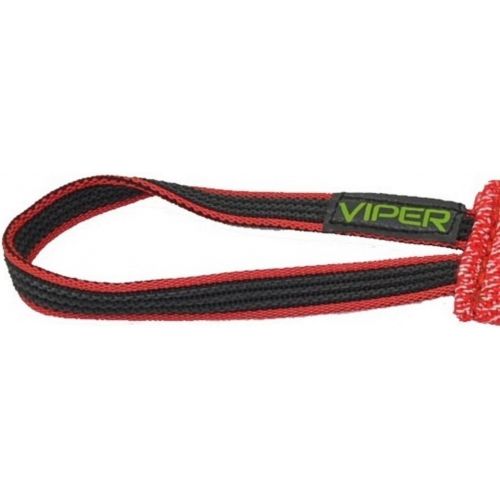  Viper Synthetic K9 Tug Toy Reward with Two Handles for Adult Dogs and Puppies. Ruberized Handles - French Linen