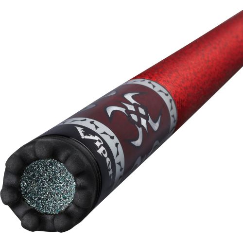  Viper by GLD Products Viper Sinister 58 2-Piece BilliardPool Cue, Burgundy with Pearlized Inlay