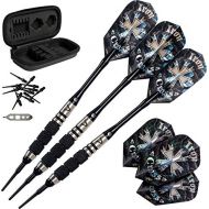 Viper by GLD Products Viper Desperado 80% Tungsten Soft Tip Darts with Storage/Travel Case: Iron Cross, 18 Grams