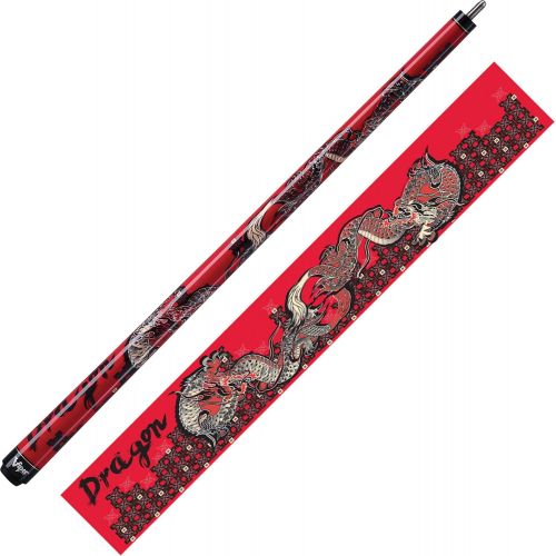  Viper by GLD Products Viper Junior 48 2-Piece BilliardPool Cue, Dragon, 16 Ounce