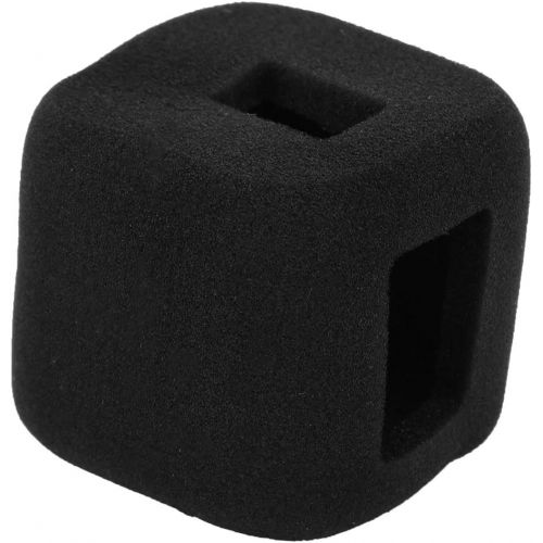  Vipxyc Camera Sponge Cover, Reduces Wind Noise Flexible Foam Black Slightly Elastic for GoPro Hero 7 Black Hero 6 Hero 5, Windproof Housing Case