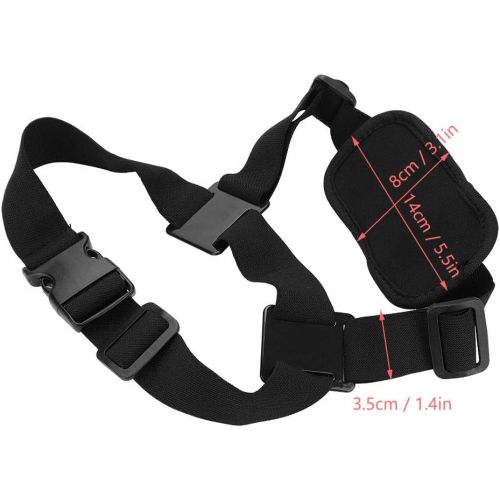  Vipxyc Camera Strap, Adjustable Single Shoulder Chest Strap Harness Mount Adapter for Gopro Action Camera