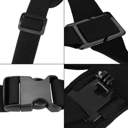  Vipxyc Camera Strap, Adjustable Single Shoulder Chest Strap Harness Mount Adapter for Gopro Action Camera