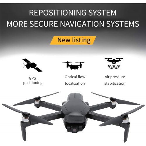  Vipxyc Quadcopter, 193PRO Three?Axis Mount RC Drone GPS Quadcopter 4K Camera Foldable Remote Control Drone for Kids and Beginners