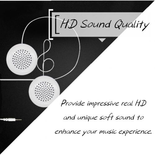  [아마존베스트]Vipxyc Mini Portable Speaker, DIY Pillow Speaker 3.5mm Mini Stereo Speaker, Excellent Compatibility, True HD and Unique Soft Soun, Suit for Bedroom