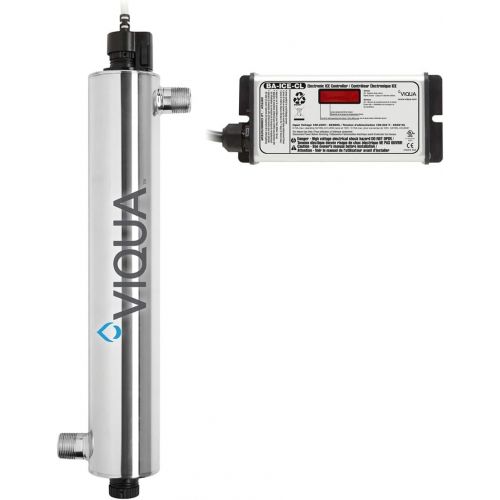  Viqua VH410 Home Stainless Steel UltraViolet Water Disinfection System - 34GPM 3/4 MNPT 120V