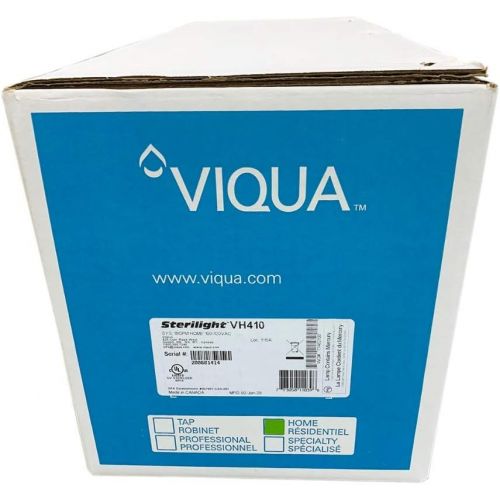  Viqua VH410 Home Stainless Steel UltraViolet Water Disinfection System - 34GPM 3/4 MNPT 120V