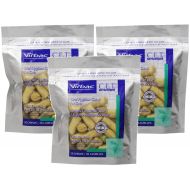 Virbac 3 Pack of C.E.T. Enzymatic Oral Hygiene Chews for Cats, Fish Flavor, 30 Chews Per Pack
