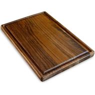 Made in USA Walnut Cutting Board by Virginia Boys Kitchens - Butcher Block made from Sustainable Hardwood (8x12)