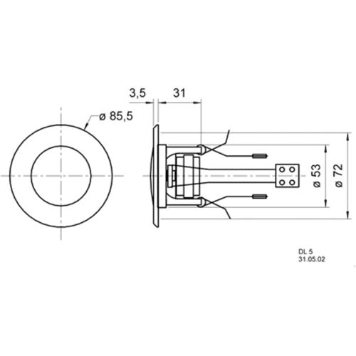  Visaton 50097 Speaker DL 5 8 Ohm White