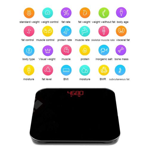  Visible Wind Electronic Weighing Scales Digital Bathroom Weight Mi Household Human Body Fat Electronic Floor Scales...