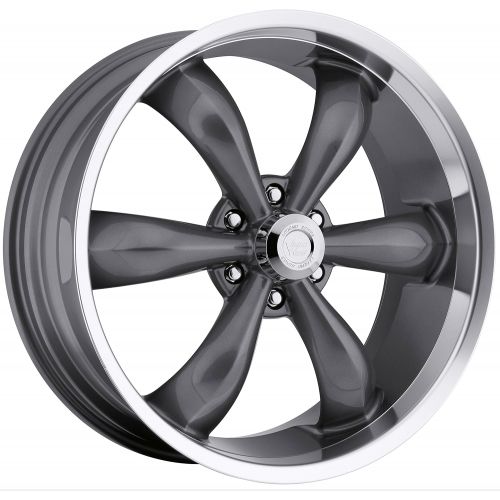  Vision Legend 6 142 Series Gun Metal Machined Lip Wheel (22x9.5/6x139.7mm)