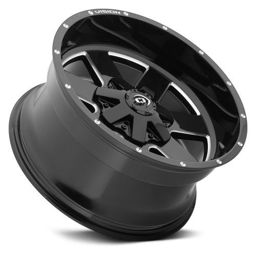  Vision 411 Arc Milled Spoke Wheel with Milled Finish (18x9/6x139.7mm)
