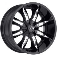 Vision 423 Manic Gloss Black Machined Face Wheel Finish (18 x 9. inches /6 x 135 mm, -12 mm Offset)