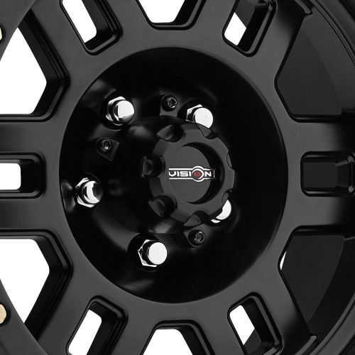  Vision 398 Manx Matte Black Wheel with Painted Finish (16x8/6x139.7mm)