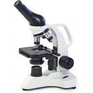 [아마존베스트]Vision Scientific VME0006-100-RC-E2 LED Cordless Microscope, 40-2000X Magnification, LED Illumination with Light Intensity Control,1.25 N.A Abbe Condenser, Built-in Mechanical Stag