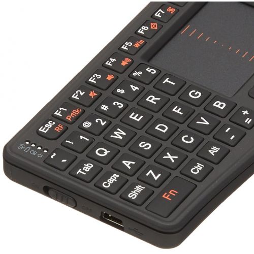  VisionTek CandyBoard Wireless 2.4GHZ RF Mini QWERTY Keyboard and center touchpad - 900508